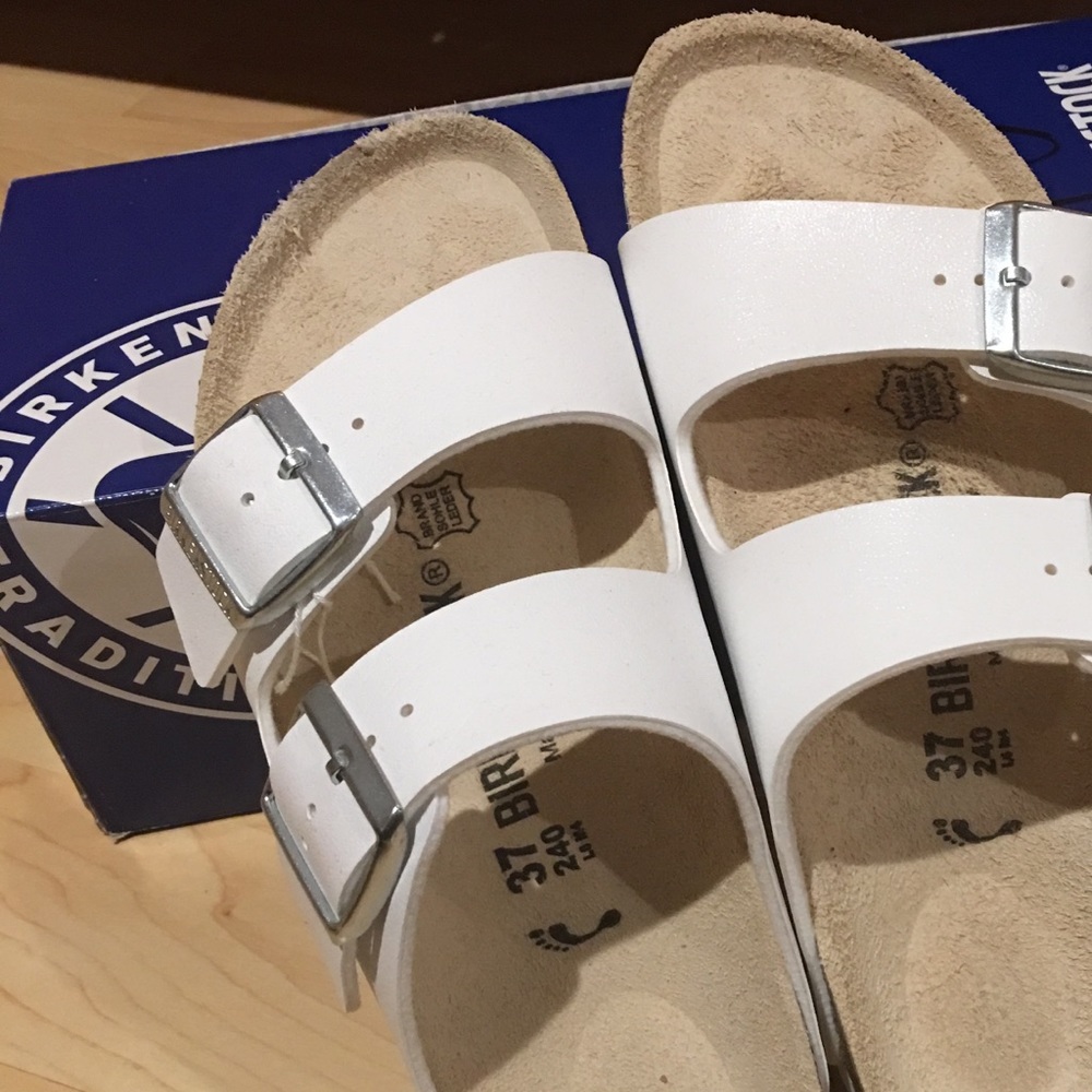 white arizona birks 37